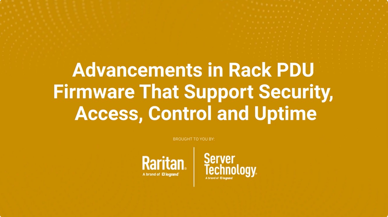 PDU Firmware Advancements